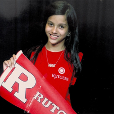 Yesica Lopez was selected as a Rutgers Future Scholar when she was in the seventh grade.